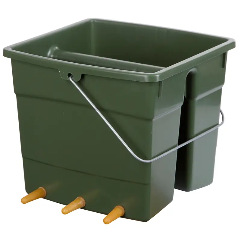 Neuheit Lammeimer mit 6 Saugern, oliv, quadratisch