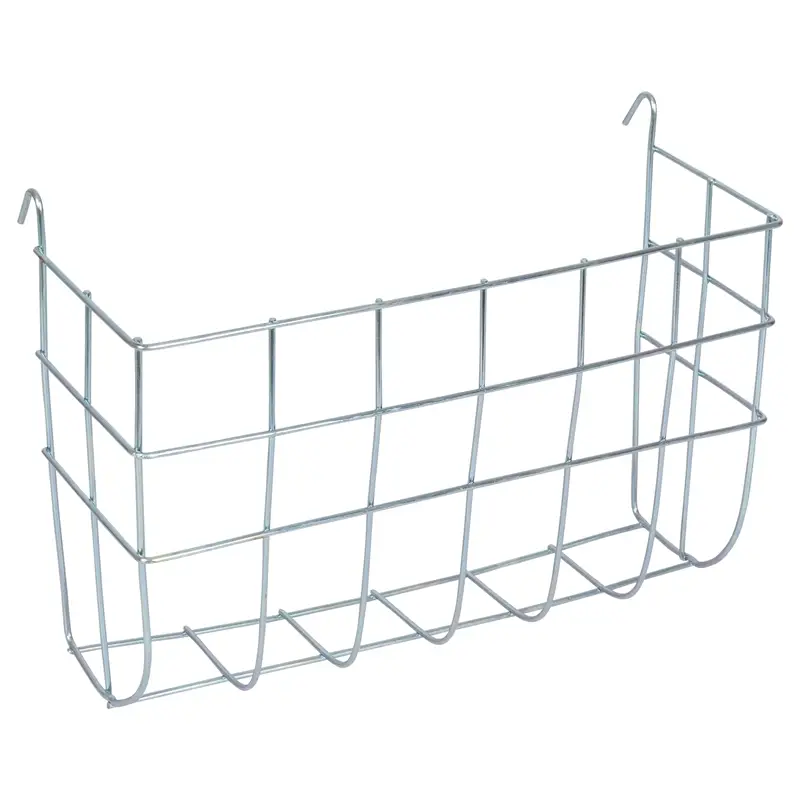 Heuraufe aus Metall, für Kleintiere, 25x9x17cm Beliebt