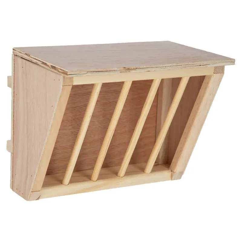 Heuraufe mit Sitzbrett, 25x17x20cm Ausverkauf