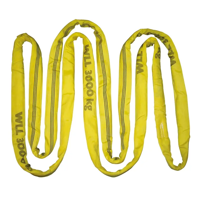 Neu Im Sortiment Rundschlinge doppelt ummantelt, 6m, Tragkraft 3t/6t, gelb