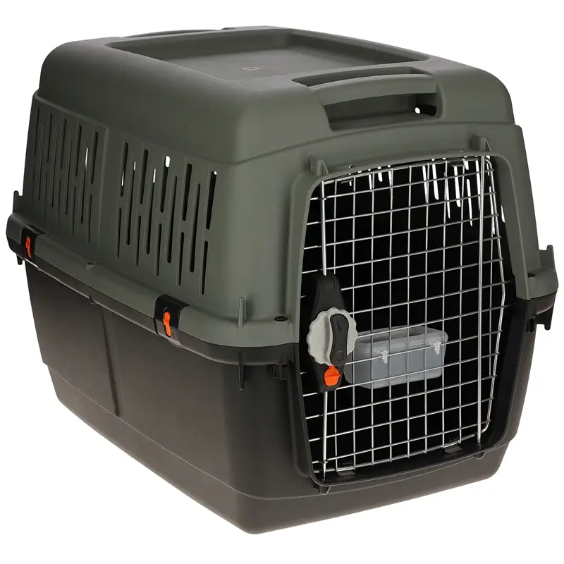 Beliebt Hunde-Transportbox Eco, Flugzeug-Tiertransportbox, Katzen-Flugbox, 70x50x51,5cm