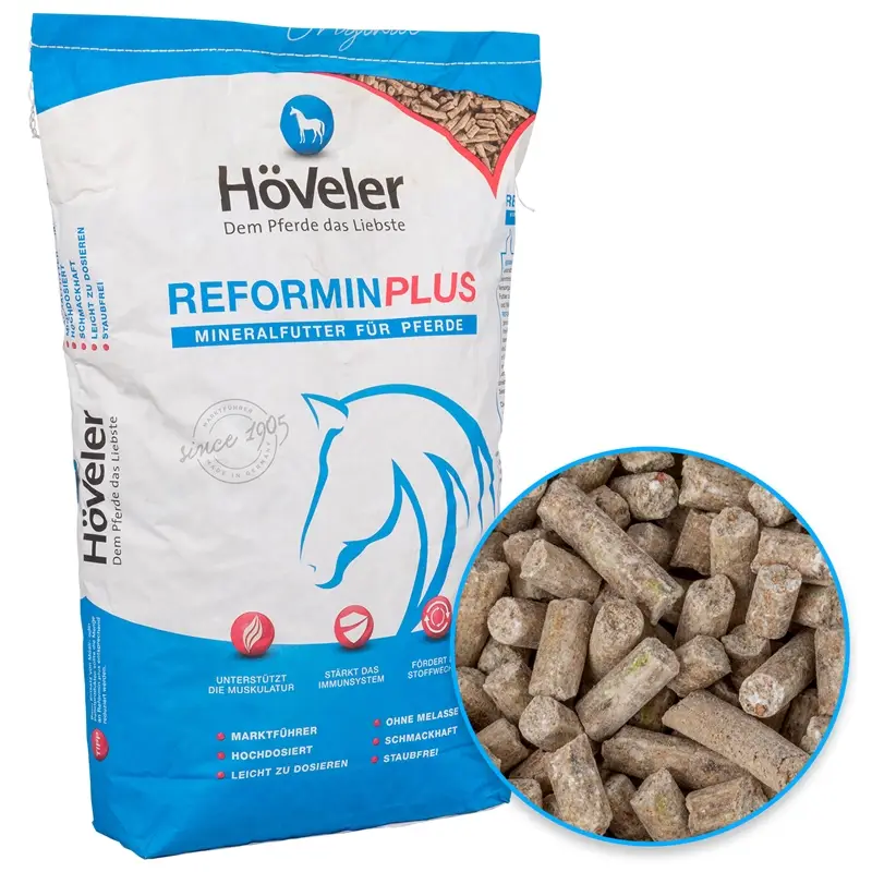 Sofort Bestellen Höveler "REFORMINPLUS", vitaminiertes Mineralfutter für Pferde, 25kg