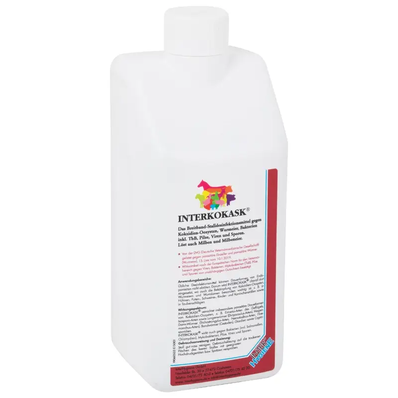 INTERKOKASK Breitband-Stalldesinfektionsmittel, 1kg Neue Ware