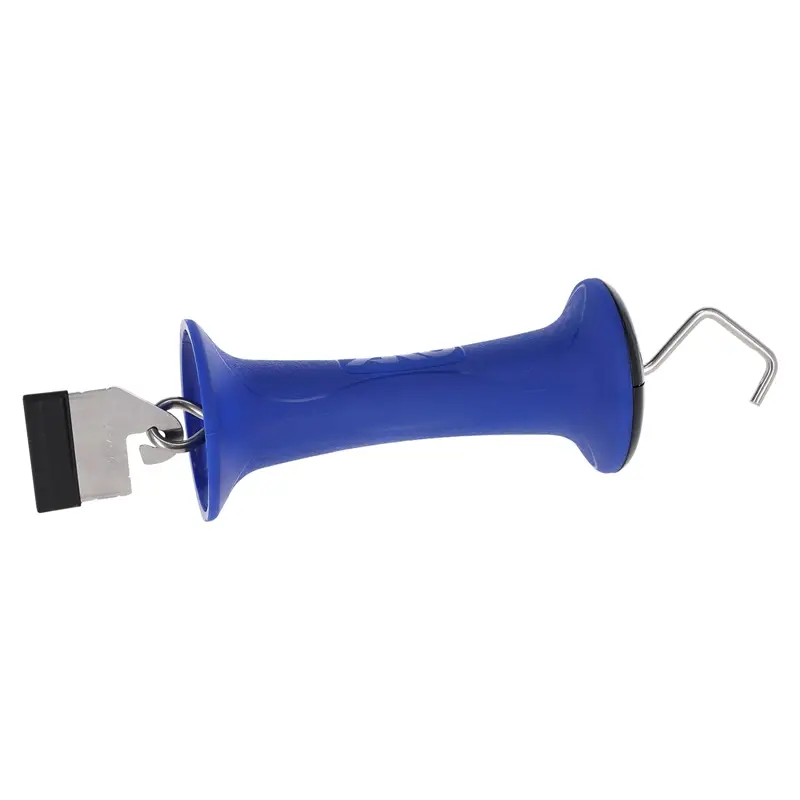 Jetzt Kaufen Torgriff Premium mit Litzclip® Bandanschluss 40mm, blau