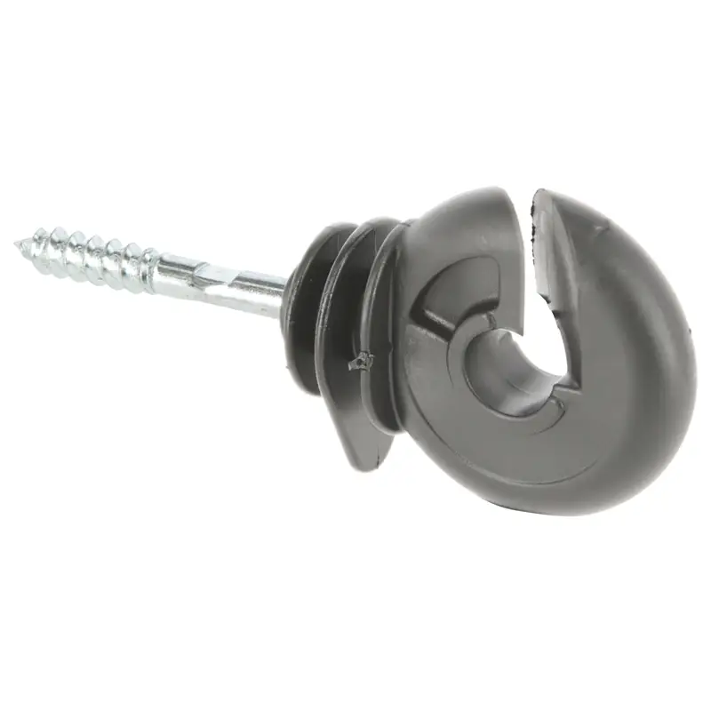 100x Ringisolator, mit durchgehender verzinkter Stütze Ø 5,3mm Abverkauf