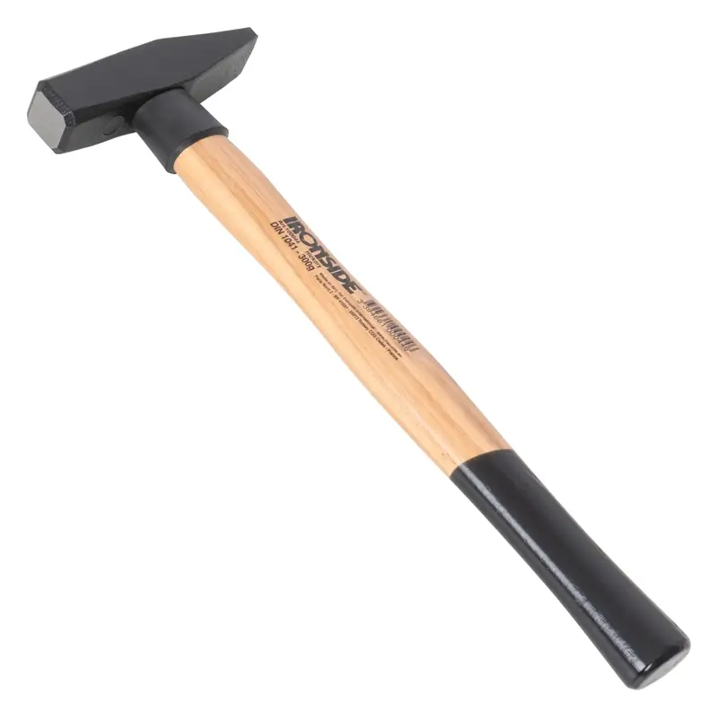 Neu Schlosserhammer, mit Stielschutz, C45 Stahl, DIN 1041, 300g