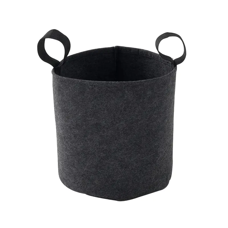 Pflanzbeutel aus Textilfilz Anthrazit - Pflanzsack, Ø15cm 2,7L Jetzt Bestellen