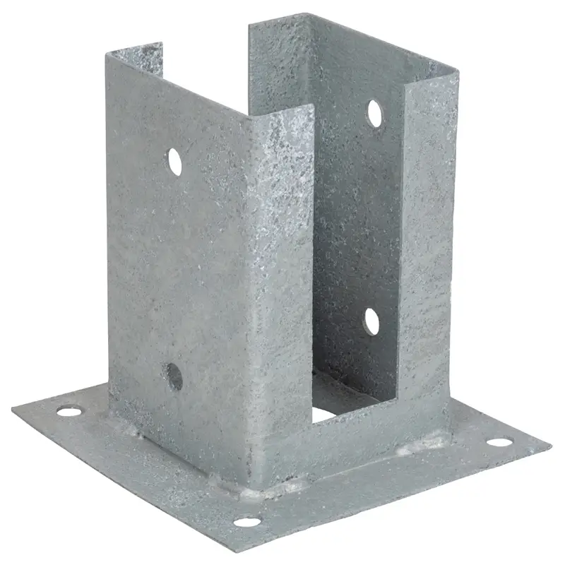 Super-Preis Schraubhalterungen für Pfosten 9 x 9 x 15 cm - mit Kerbe