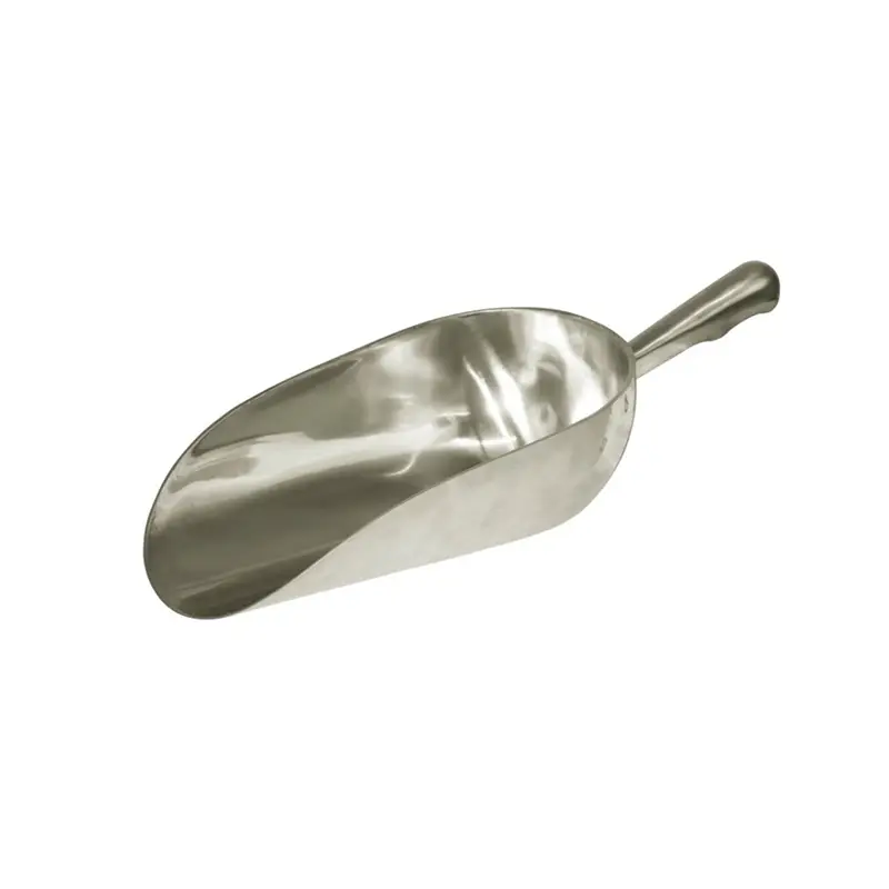 Neu Im Sortiment Futterschaufel aus Aluminium, runde Abwiegeschaufel, ca. 900g