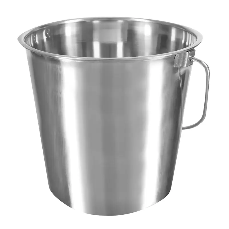 Edelstahleimer mit Tragegriff, hochglanzpoliert, 8,5 Liter Knallerangebot
