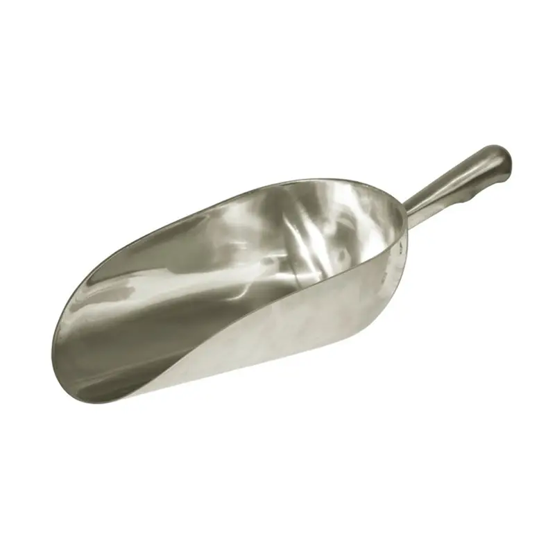Futterschaufel aus Aluminium, runde Abwiegeschaufel, ca. 1600g Geprüft