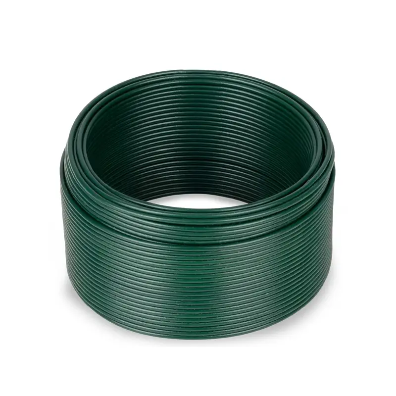 VOSS.farming Bindedraht 1,4mm, 25m Länge, Spanndraht Grün ummantelt Top-Angebot