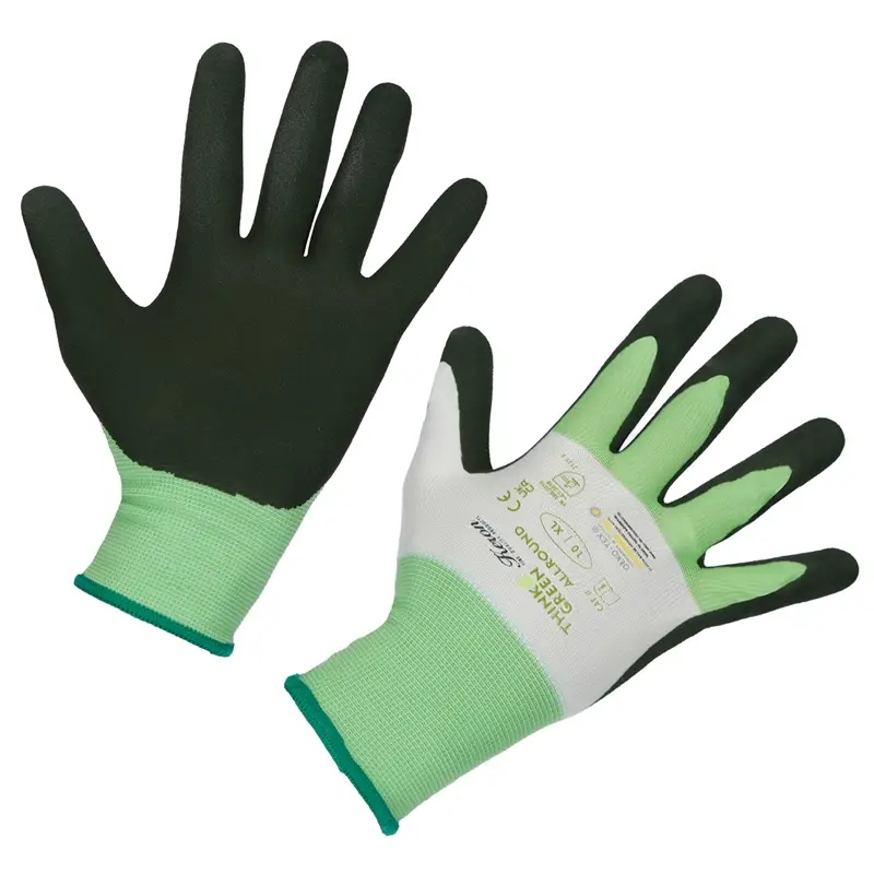 Arbeitshandschuh "Thinkgreen Allround", Latexschaumbeschichtung, Größe L Sonderaktion