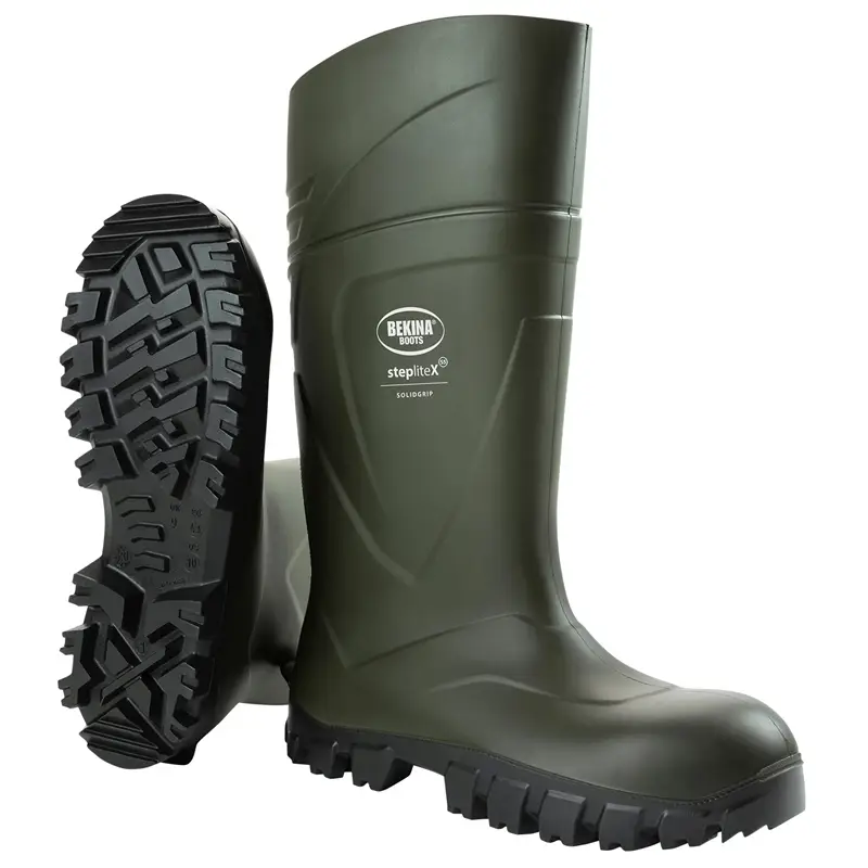 Bekina Arbeitsstiefel StepliteX, S5 Gummistiefel, Sicherheits-Stiefel, olivgrün, Gr. 40 Sale