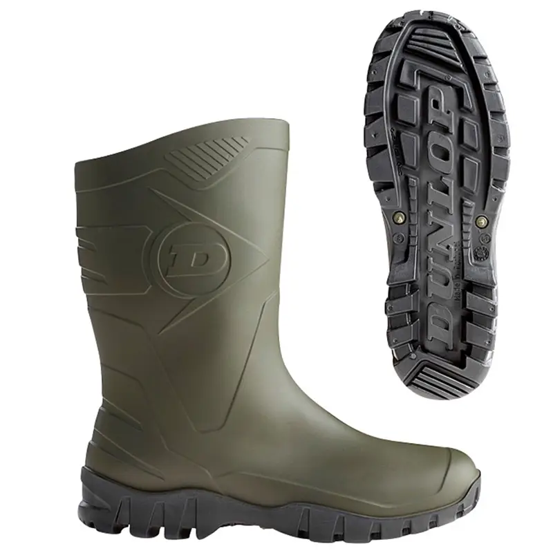 Dunlop wasserdichter Arbeitsstiefel Dee, halbhoher Gummistiefel, olivgrün, Gr. 39 Letzte Chance