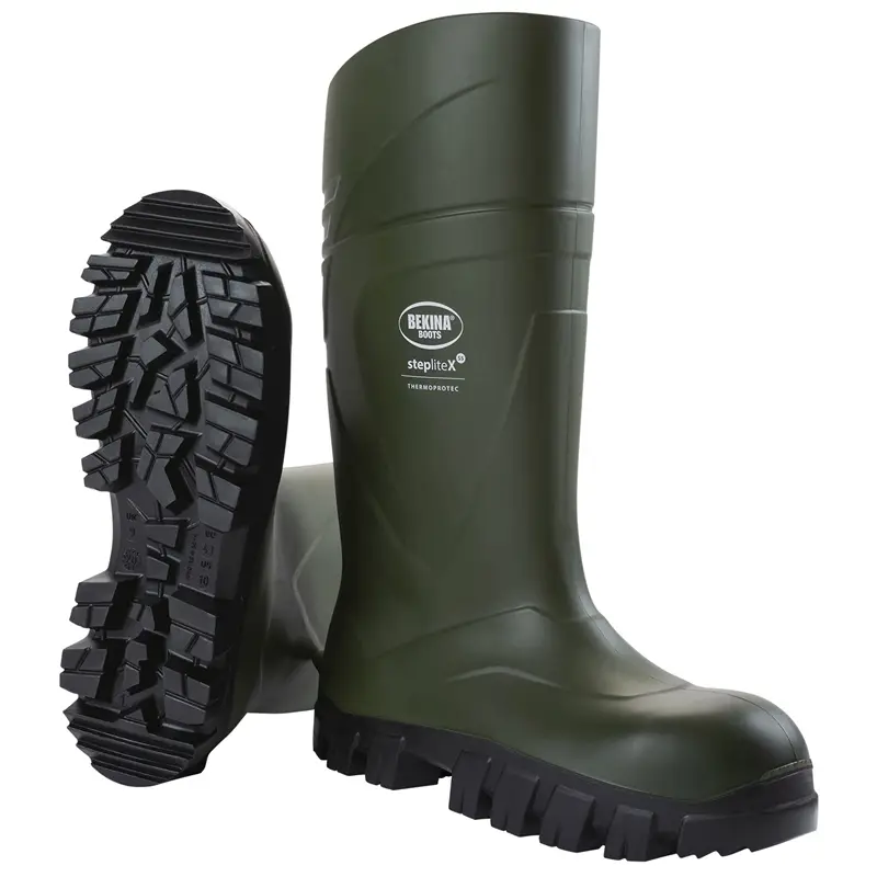 Bekina Arbeitsstiefel StepliteX Thermoprotect, S5 Winter-Gummistiefel, Winterstiefel, olivgrün, Gr. Sonderangebot