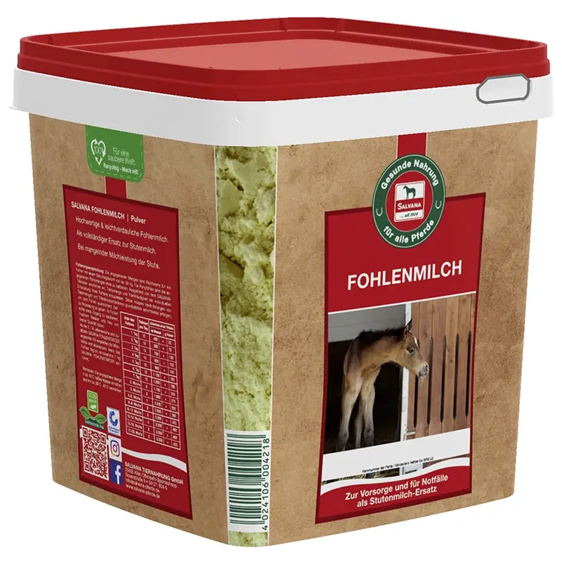 Neu Salvana Fohlenmilch 3kg - Milchaustauscher für Fohlen, Pulver