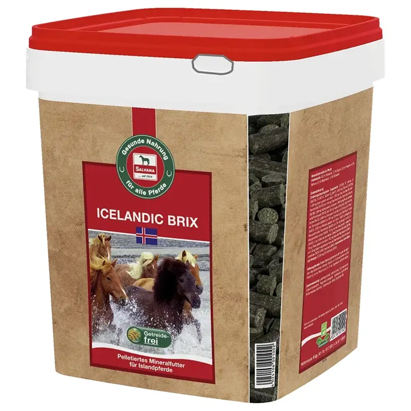 Schnäppchen Salvana Icelandic Brix8kg - getreidefreies Mineralfutter für Islandpferde und Robustrassen