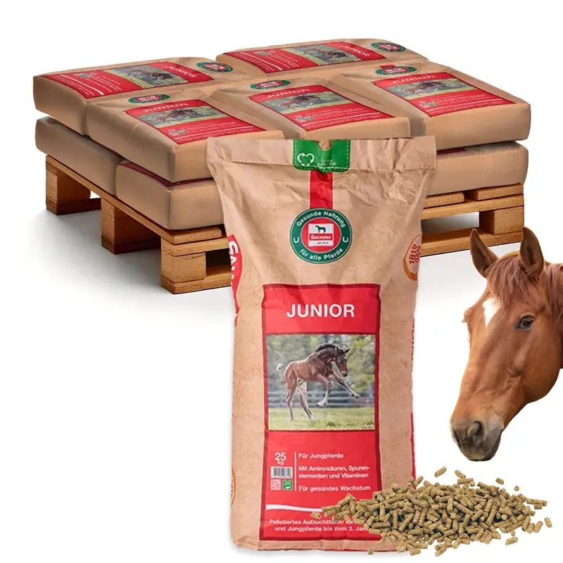Angebot Salvana Junior 10x25kg - Pelletiertes Fohlenfutter für Jungpferde vom Absetzen bis zum 3. Lebensjahr