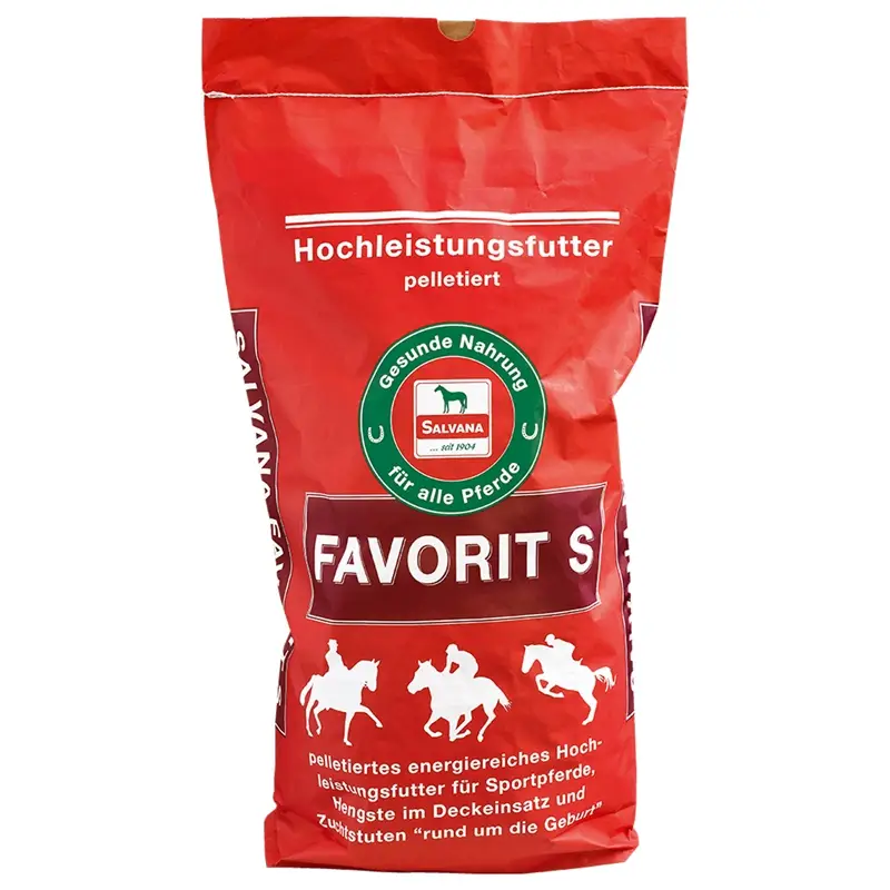 Super-Preis Salvana Favorit S 25kg - mineralisiertes Kraftfutter, Pellets für Pferde