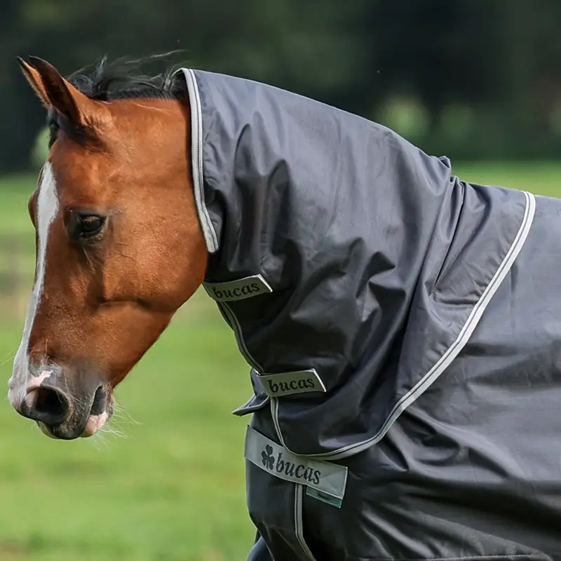 Neue Ware Bucas Smartex Combi Neck Halsteil, 0g, 155cm, silber - wasserdicht, winddicht und atmungsaktiv