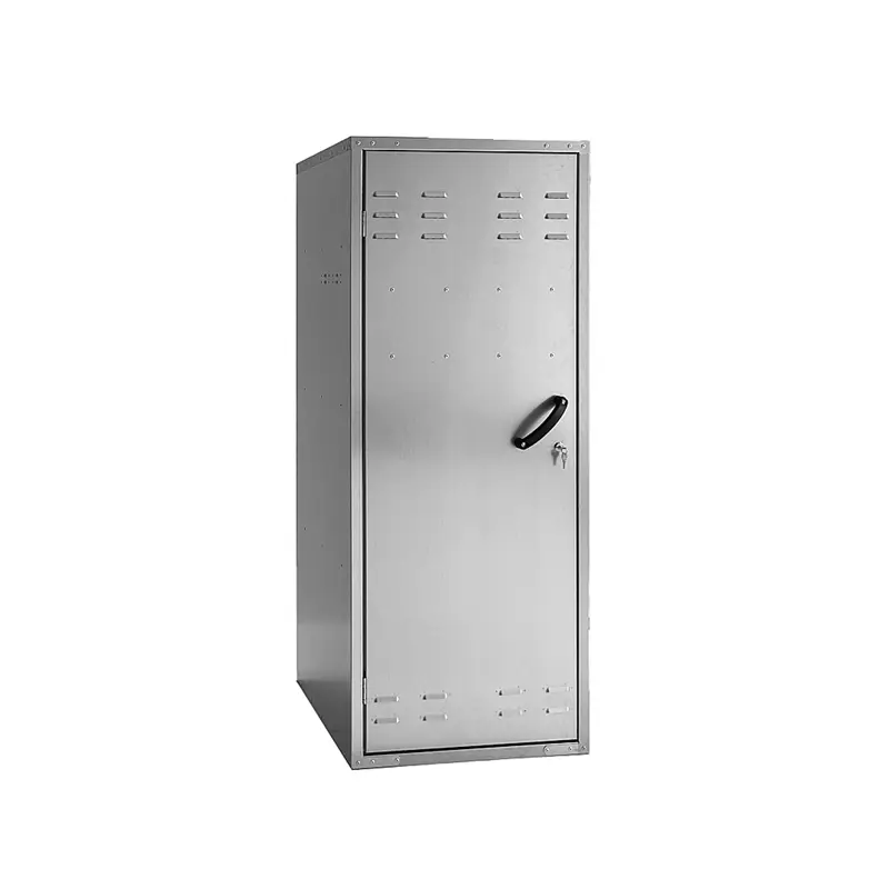 Growi® Sattelschrank 150x60x60cm für kleine Sattelkammern, zwei Sattelhalter, Lüftungsschlitze Echt