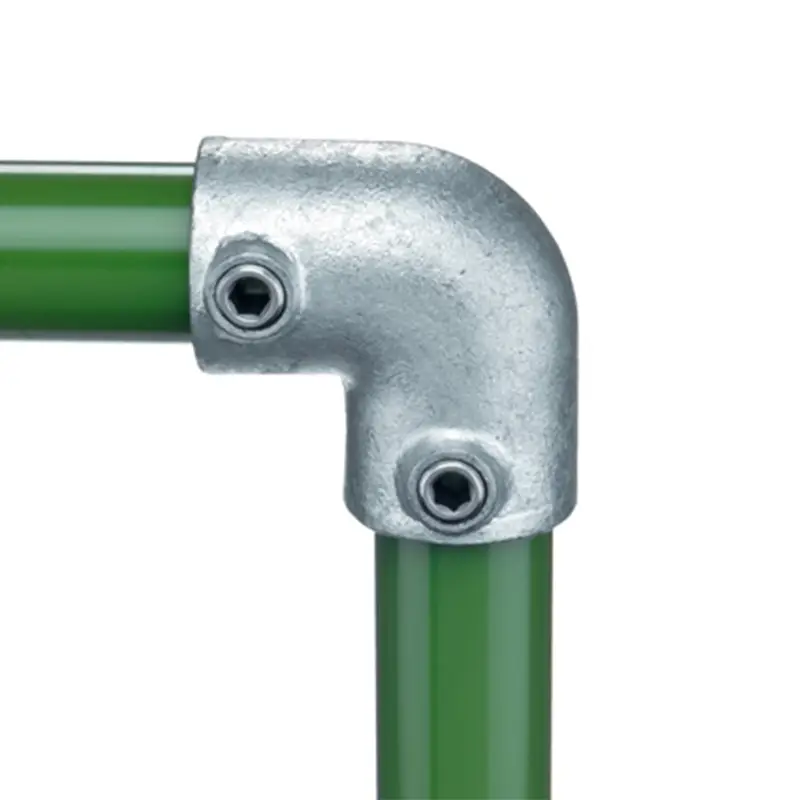 Growi® Klemme Ellenbogenverbinder 90° für 1 1/2-Zoll-Rohre, verzinkt Online Kaufen
