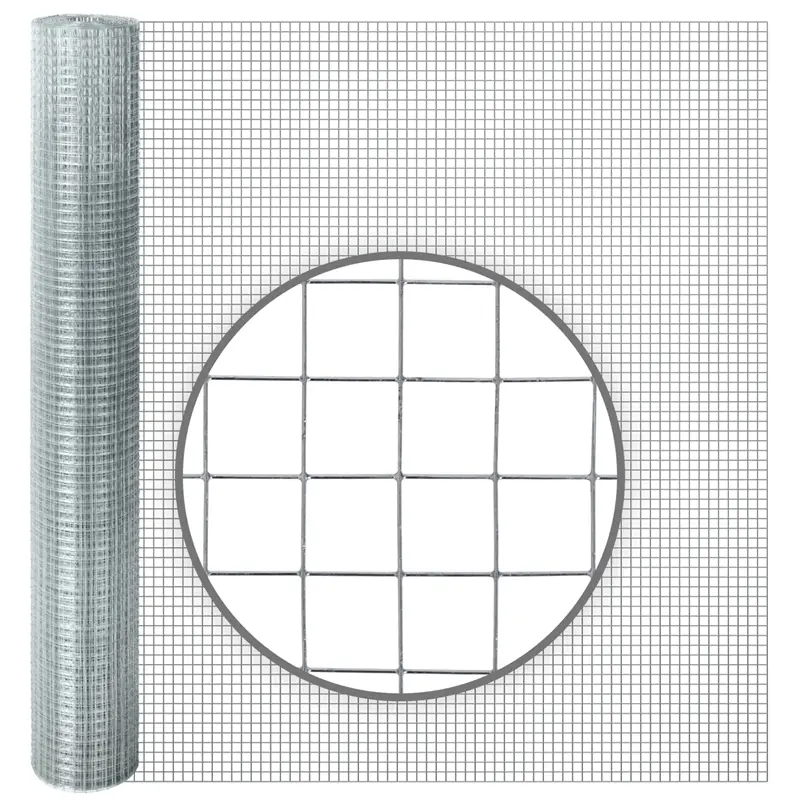 Wochenendangebot VOSS.farming 5m Volierendraht, Drahtgitter Höhe 50cm, 6,3x6,3x0,55mm, verzinkt