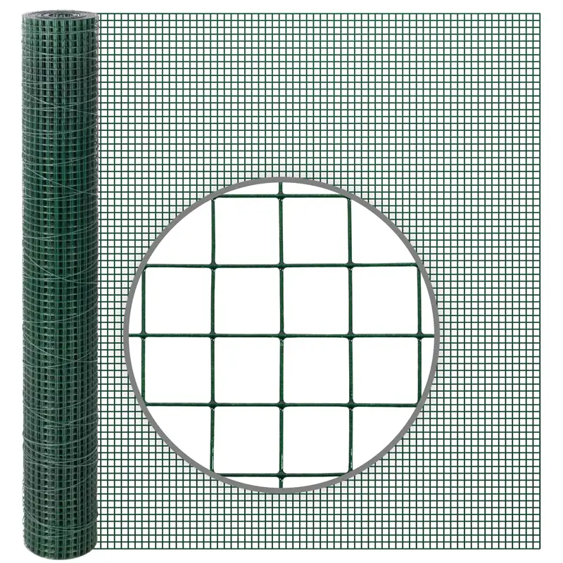 Highlight VOSS.farming 25m Volierendraht, Drahtgitter,Höhe 100cm, 12,7x12,7x0,9mm, grün