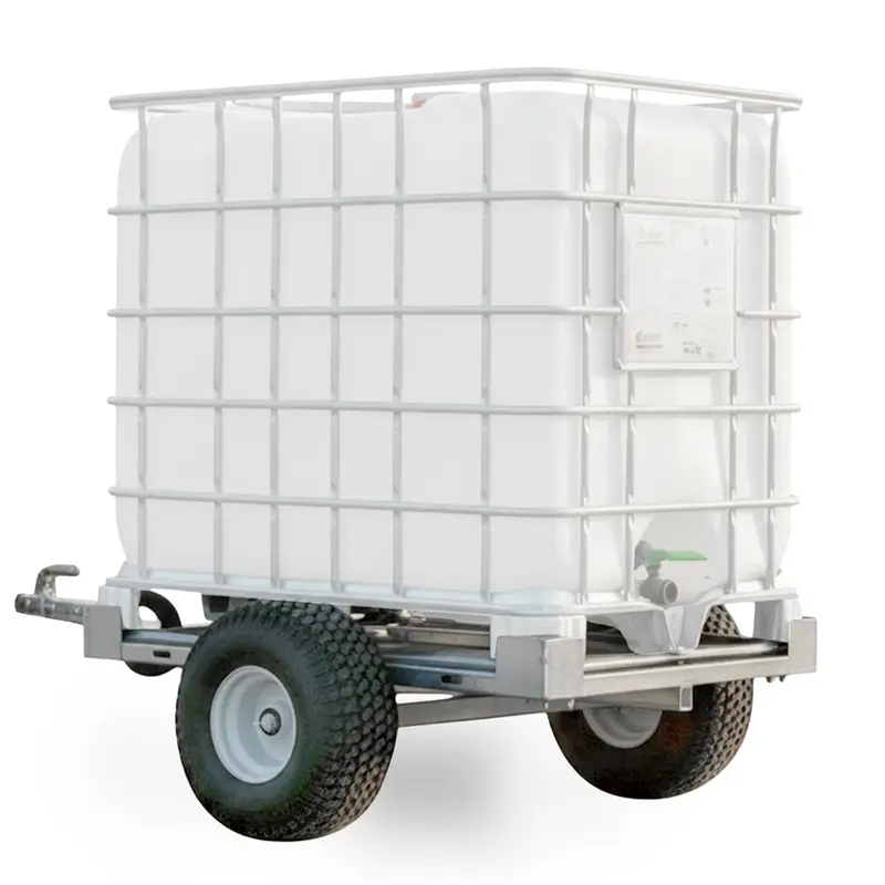 Top-Angebot Anhänger für 1000 Liter IBC Tank - mobiler Wassertank, Wasserwagen für Weide und Hof