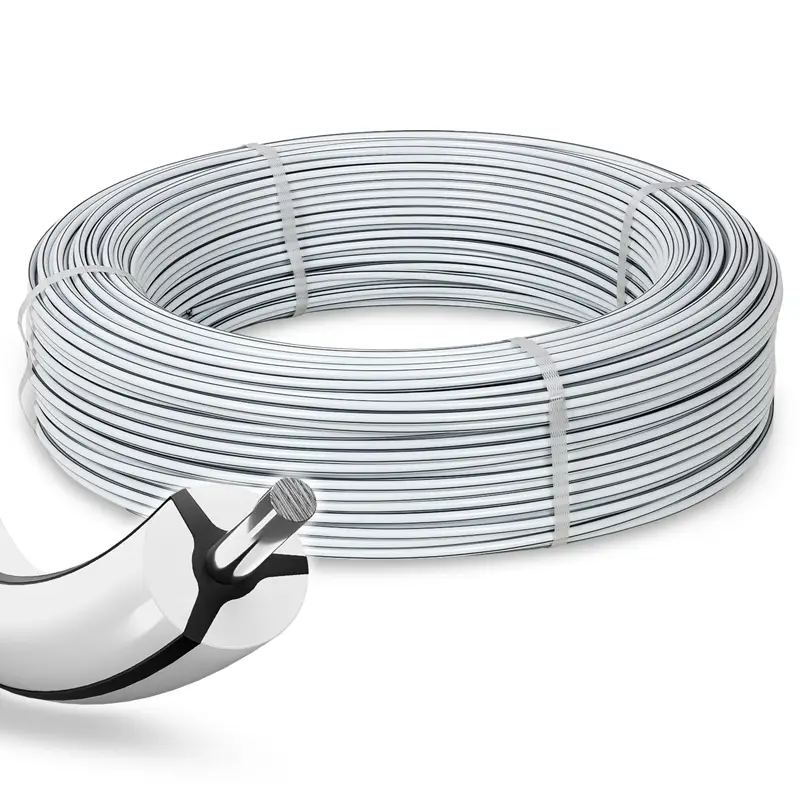 VOSS.farming MustangWire, Ø 8mm, 250m, Horsewire, Pferdezaun Draht, weiß Nur Für Kurze Zeit