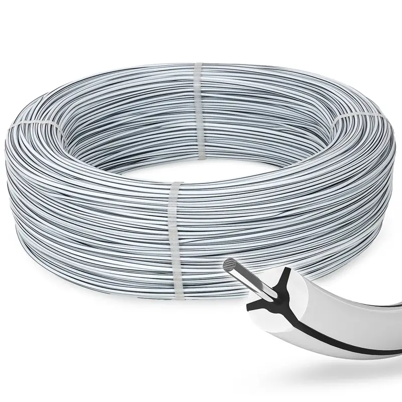 Jetzt Kaufen VOSS.farming MustangWire, Ø 6mm, 400m, Horsewire, Pferdezaun Draht, weiß