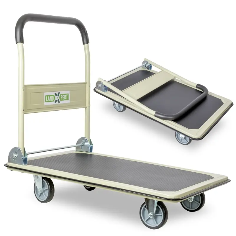 Schnäppchen LandXpert Transportwagen klappbar 300kg, Plattformwagen, Transporthilfe