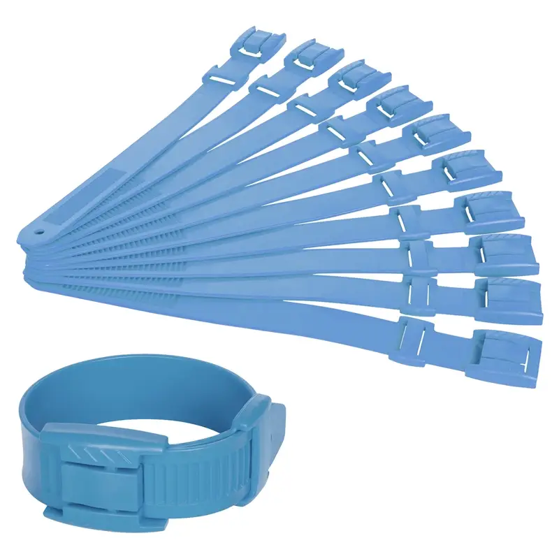 Solange Der Vorrat Reicht Fesselband blau, Tierkennzeichnung von Rindern und Kälbern, Markierungsband aus Kunststoff
