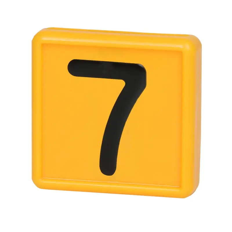 10x Nummernblock gelb Nr. 7 für Markierungsband, Tierkennzeichnung für Rinder Bestpreis