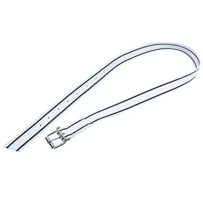 Rabatt Halsmarkierungsband 120cm weiß, Markierungsband für Rinder mit Rollschnalle, verstellbar