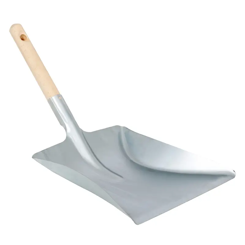 Top-Angebot Kehrschaufel Metall mit Holzgriff, verzinkt, Kehrblech