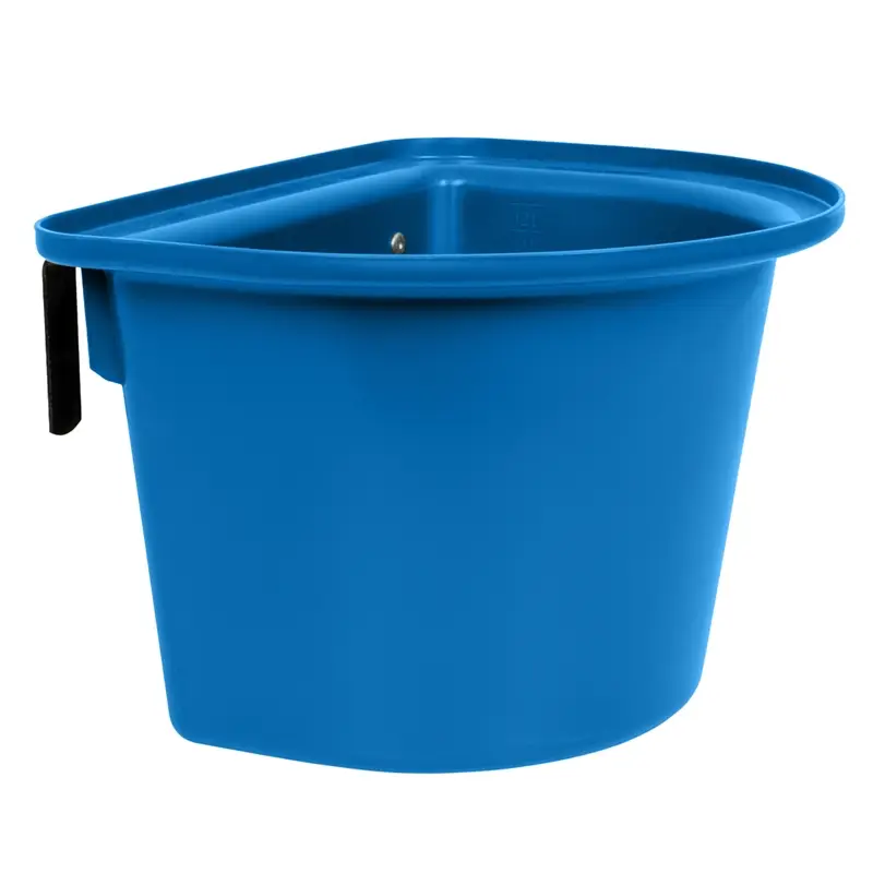 Top-Seller Transportkrippe 12 Liter, Futtertrog zum Einhängen, Turnier-Futterkrippe ohne Tragegriff, blau