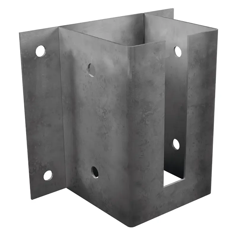 Wandhalterung mit Kerbe 9x9x15cm, Pfostenträger verzinkt zum Andübeln Bestseller