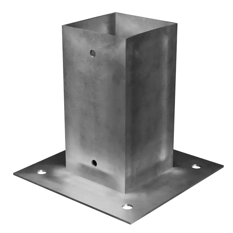 Schraubhalterung 7x7x15cm, Pfostenhülse verzinkt Preisreduziert