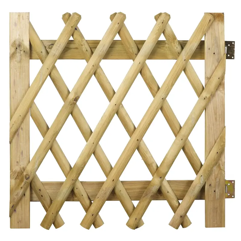 Sonderaktion Jägerzaun-Tor 100x100cm, Gartentor, Holztor, kesseldruckimprägniert