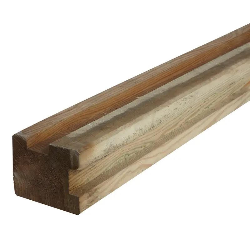 Neu L-Pfosten 220x9x9cm 23mm, Holzpfosten aus Kiefer, Eckpfosten, kesseldruckimprägniert