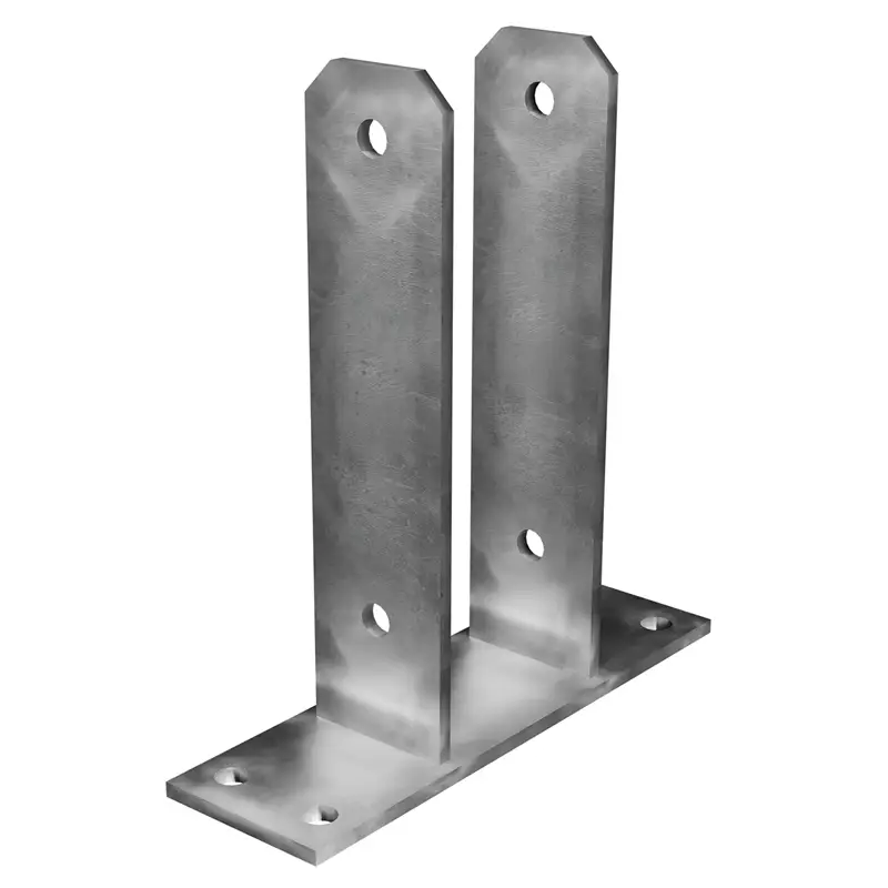 U-Pfostenlasche zum Aufschrauben 9x9x21cm, Pfostenträger verzinkt Top-Seller