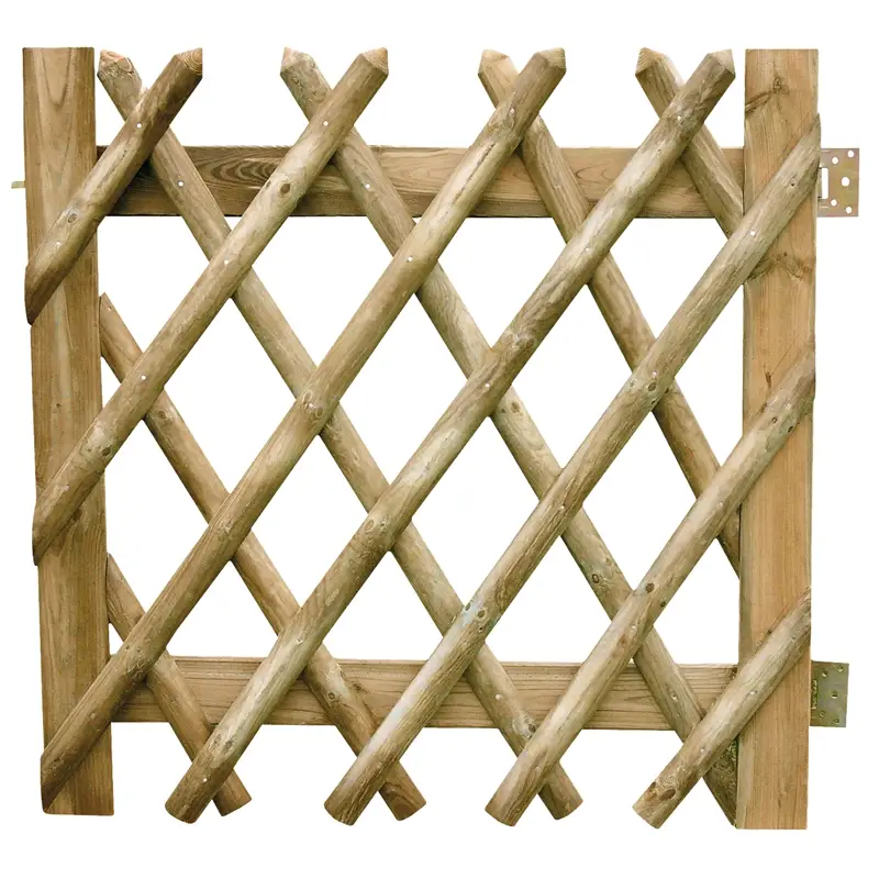 Jägerzaun-Tor 100x80cm, Gartentor, Holztor, kesseldruckimprägniert Begrenztes Angebot