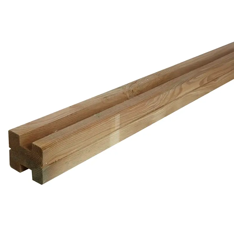Mega-Angebot H-Pfosten 220x7x7cm 23mm, Holzpfosten aus Kiefer, Zaunpfosten, kesseldruckimprägniert