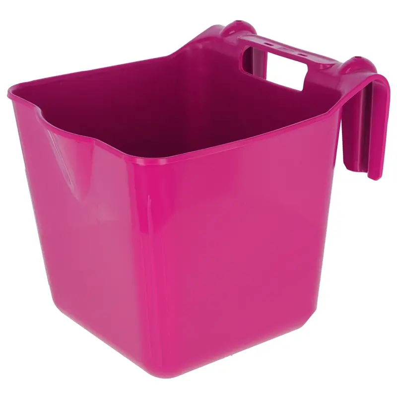 Bestseller Futtertrog "HangOn" zum Einhängen, Trog mit Haltegriff, pink, 13 Liter