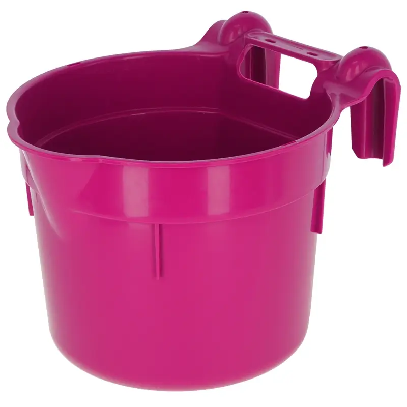 Futtertrog "HangOn" zum Einhängen, Trog mit Haltegriff, pink, 8 Liter Billig