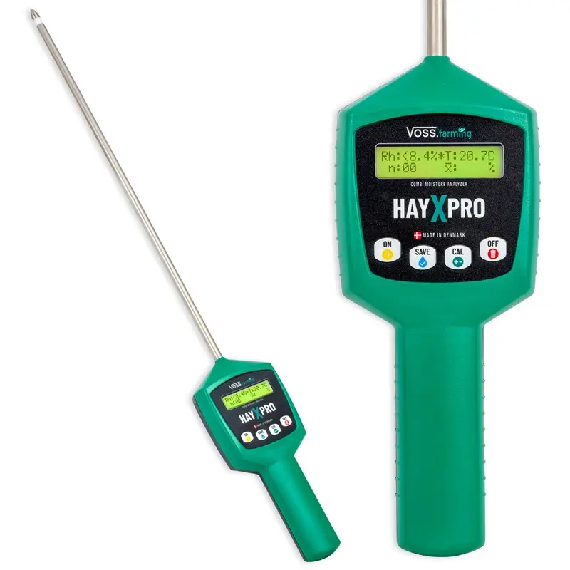 VOSS.farming HayXpro Heufeuchtemesser, Feuchtigkeitsmessgerät für Heu, Stroh und Silage Markenware