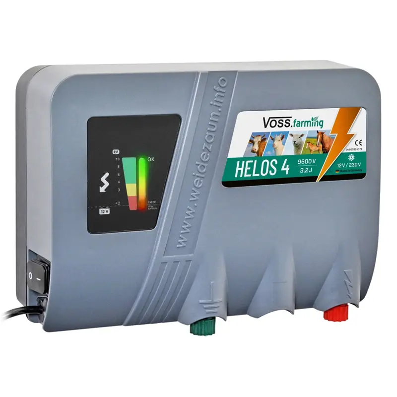 Angebot B-Ware: VOSS.farming "HELOS 4" - 12V-230VElektrozaungerät, Duo-Power