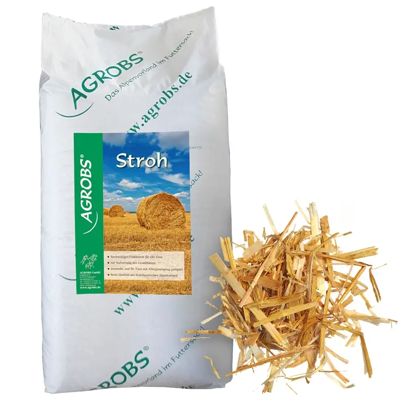 Agrobs Stroh 10kg - eiweißarmes Futterstroh Neue Ware